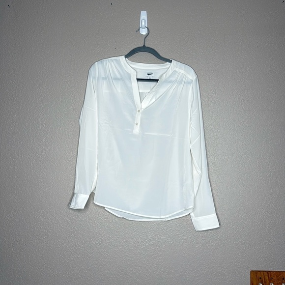 J. Crew Factory Popover Placket Blouse - Picture 4 of 11